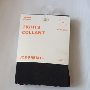 4/$40 New Black Tights - Size 3X